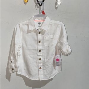 Brand new jean jacket/ to dress kids shirt.